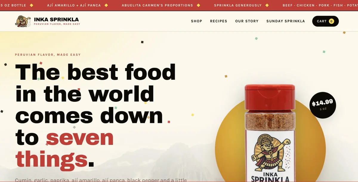 Inka Sprinkla homepage