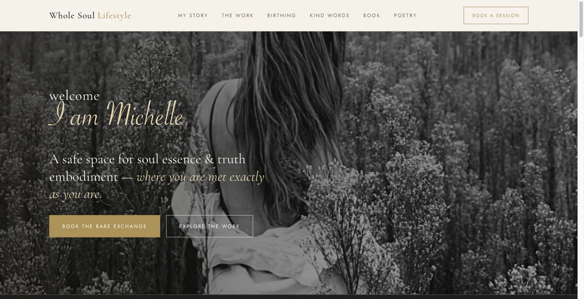 Whole Soul Lifestyle homepage